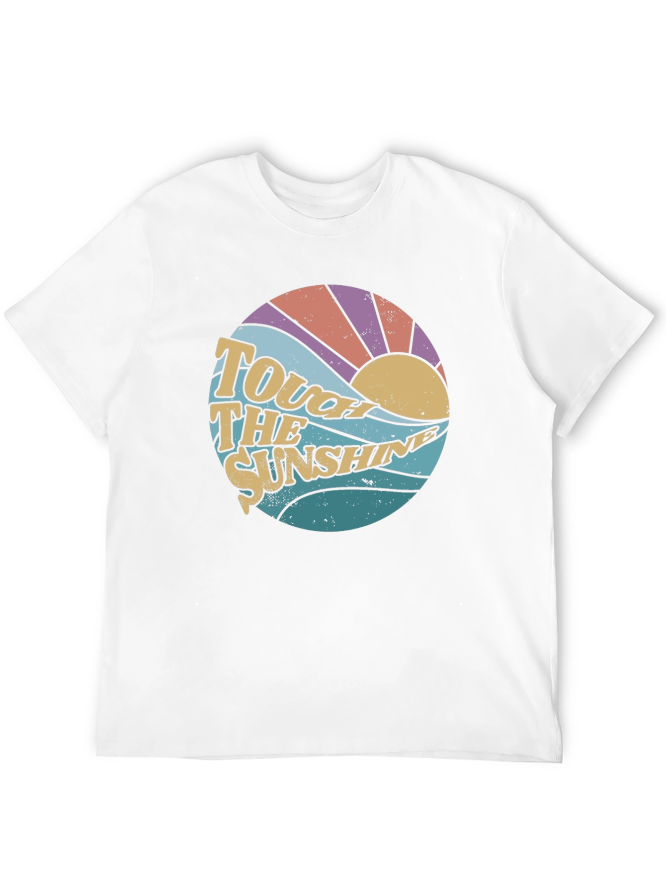 Black Touch The Sunshine Retro Graphic Tee view 12