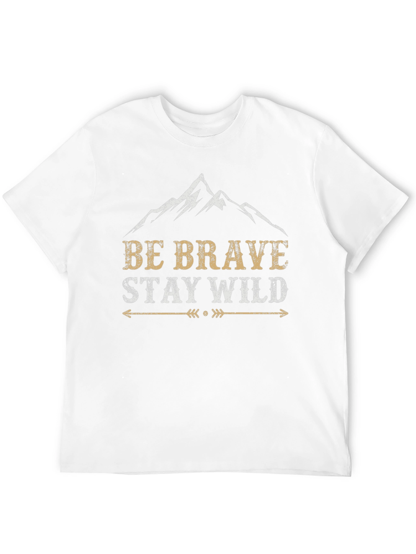 Black Be Brave Stay Wild Graphic Tee view 12
