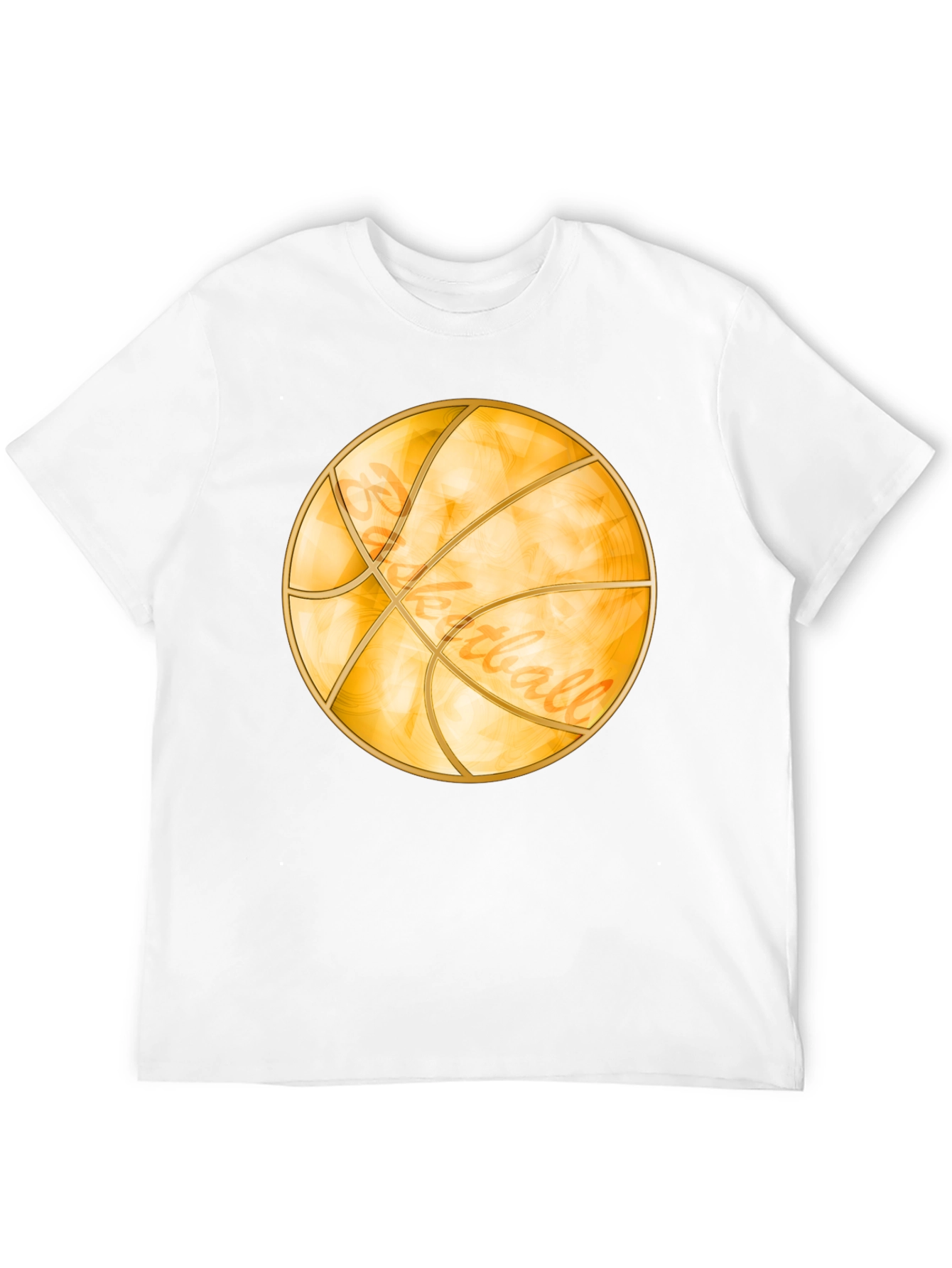 Black Basketball Graphic Tee - Black Cotton Blend view 12