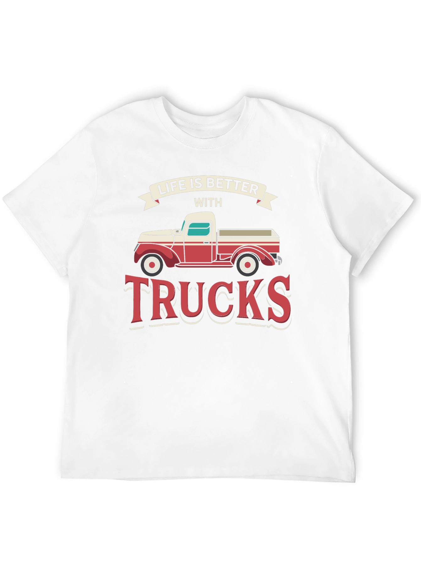 Black Life is Better with Trucks Graphic Tee view 12