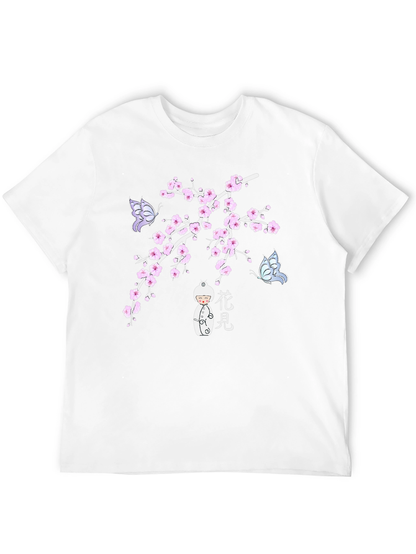 Black Floral Butterfly Graphic T-Shirt view 12