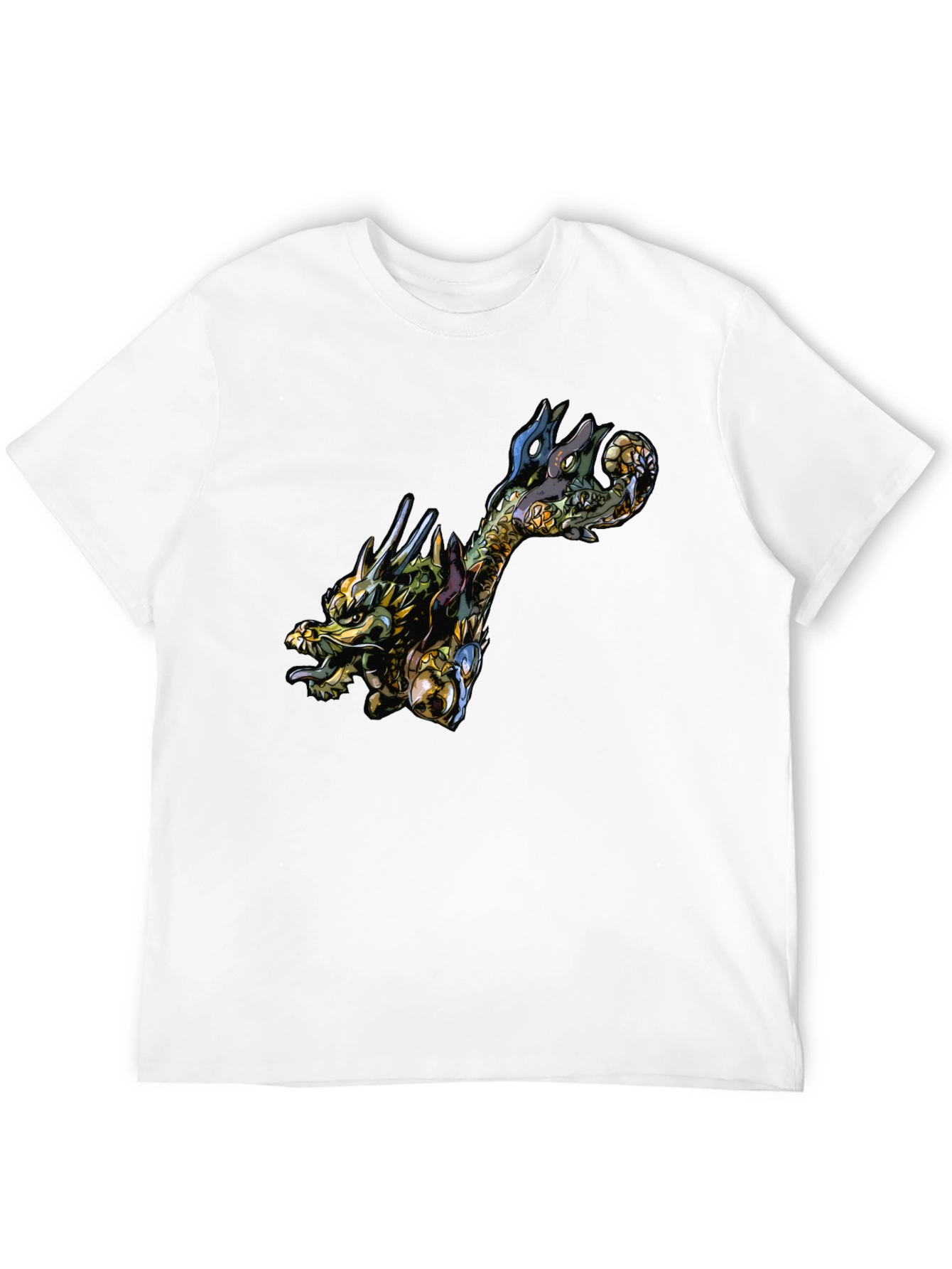 Black Dragon Graphic Black Tee - Unique Style view 12