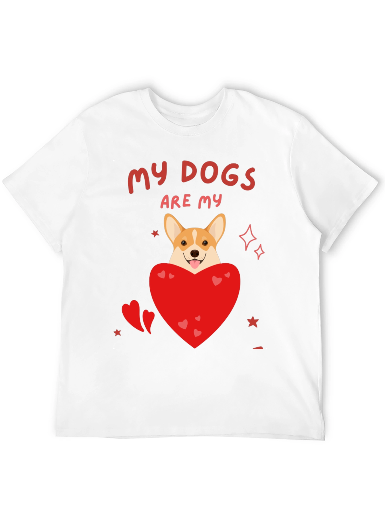 Black My Dogs Are My Valentines T-Shirt view 12