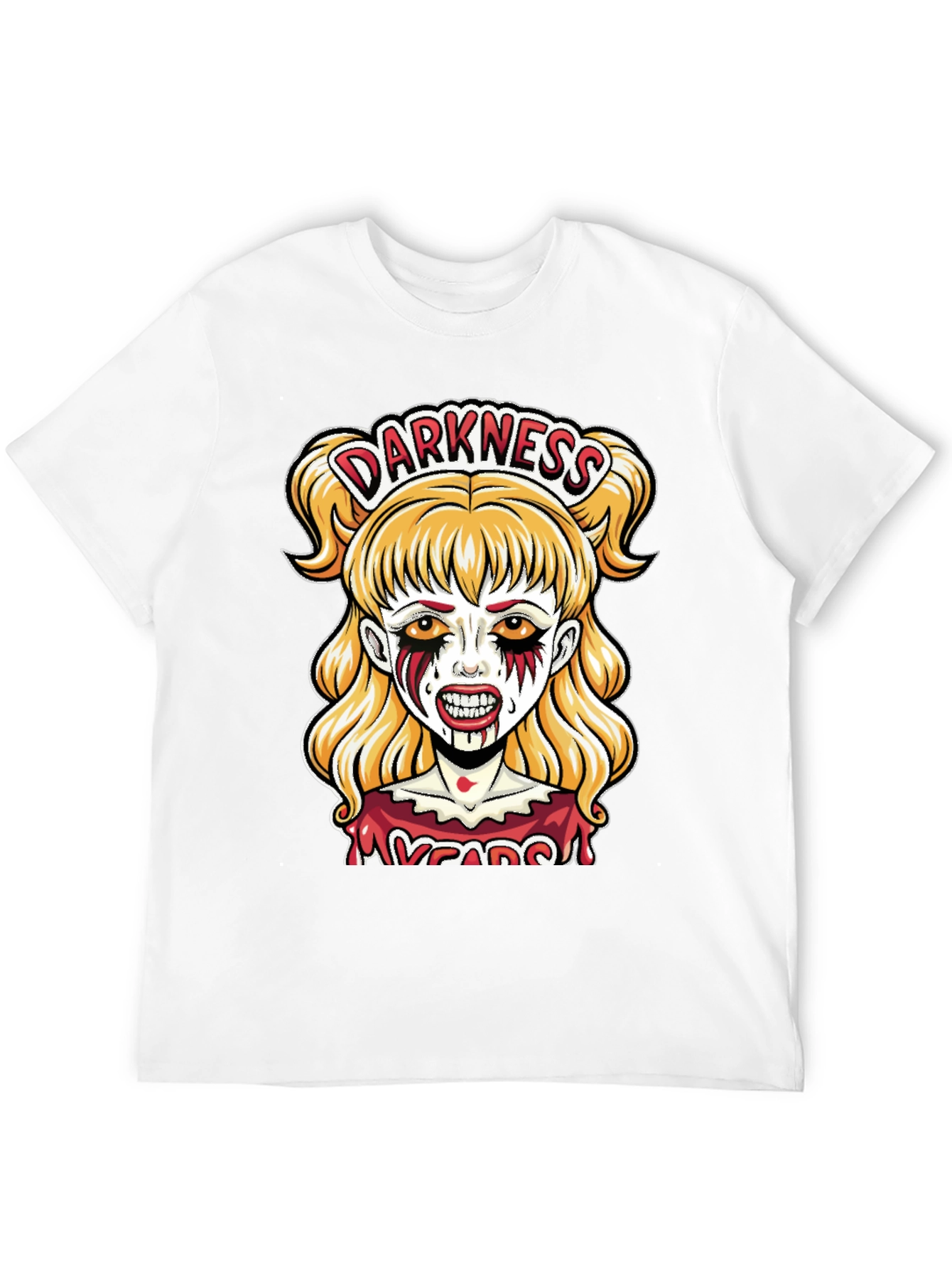 Black Darkness Zombie Girl Graphic Tee view 12