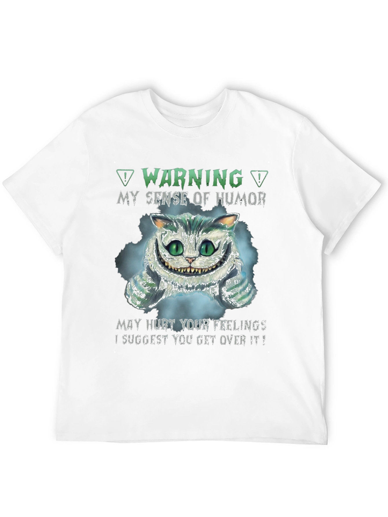 Black Humorous Cat Graphic T-Shirt view 12