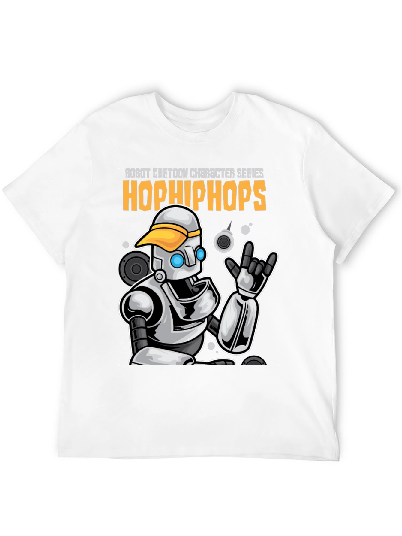 Robot Cartoon T-Shirt - Hop Hip Hops Series - 12
