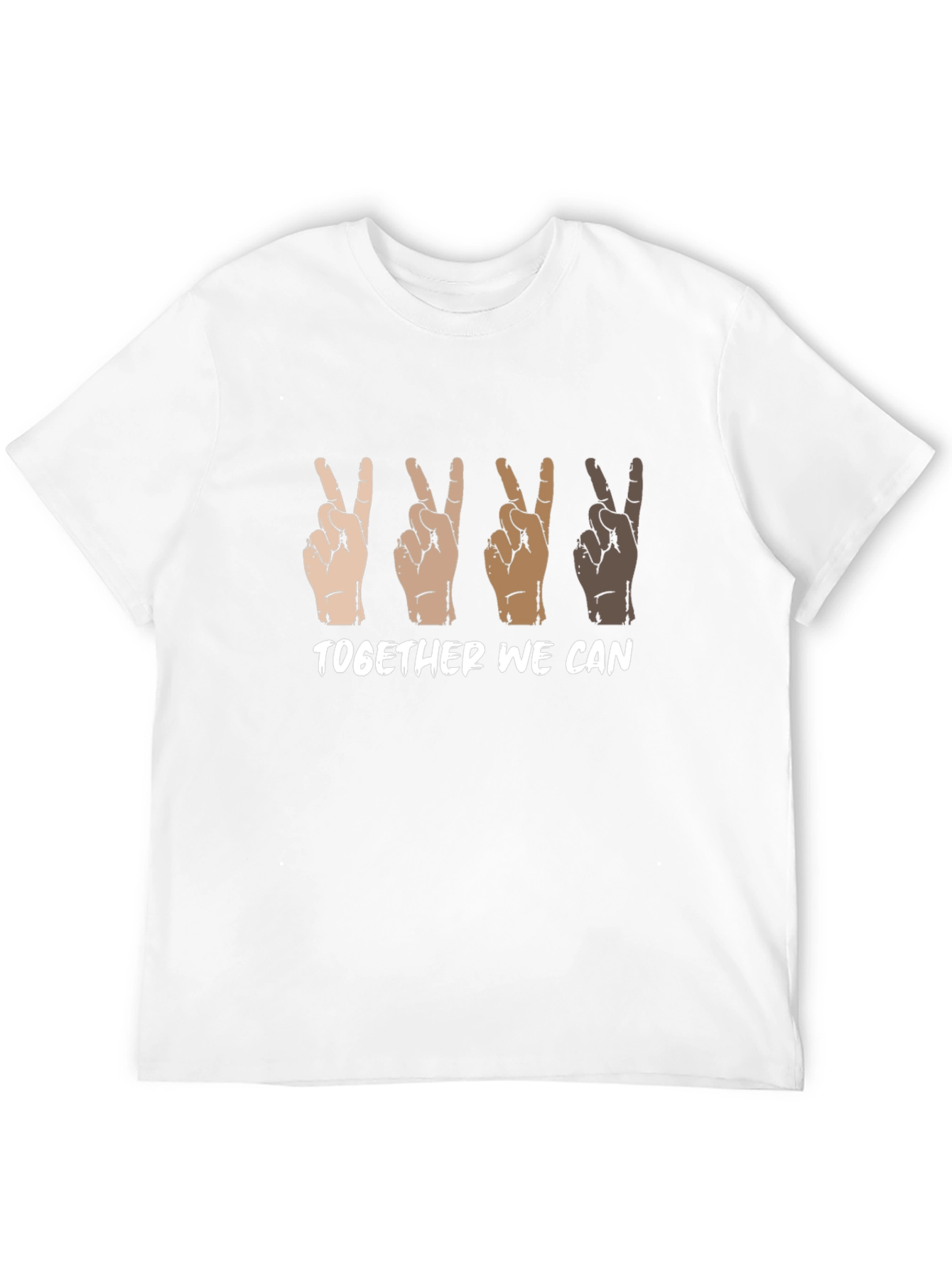 Black Together We Can Equality T-Shirt view 12