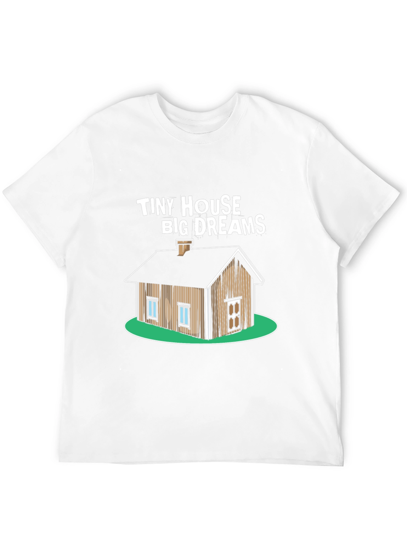Black Tiny House Big Dreams Graphic T-Shirt view 12