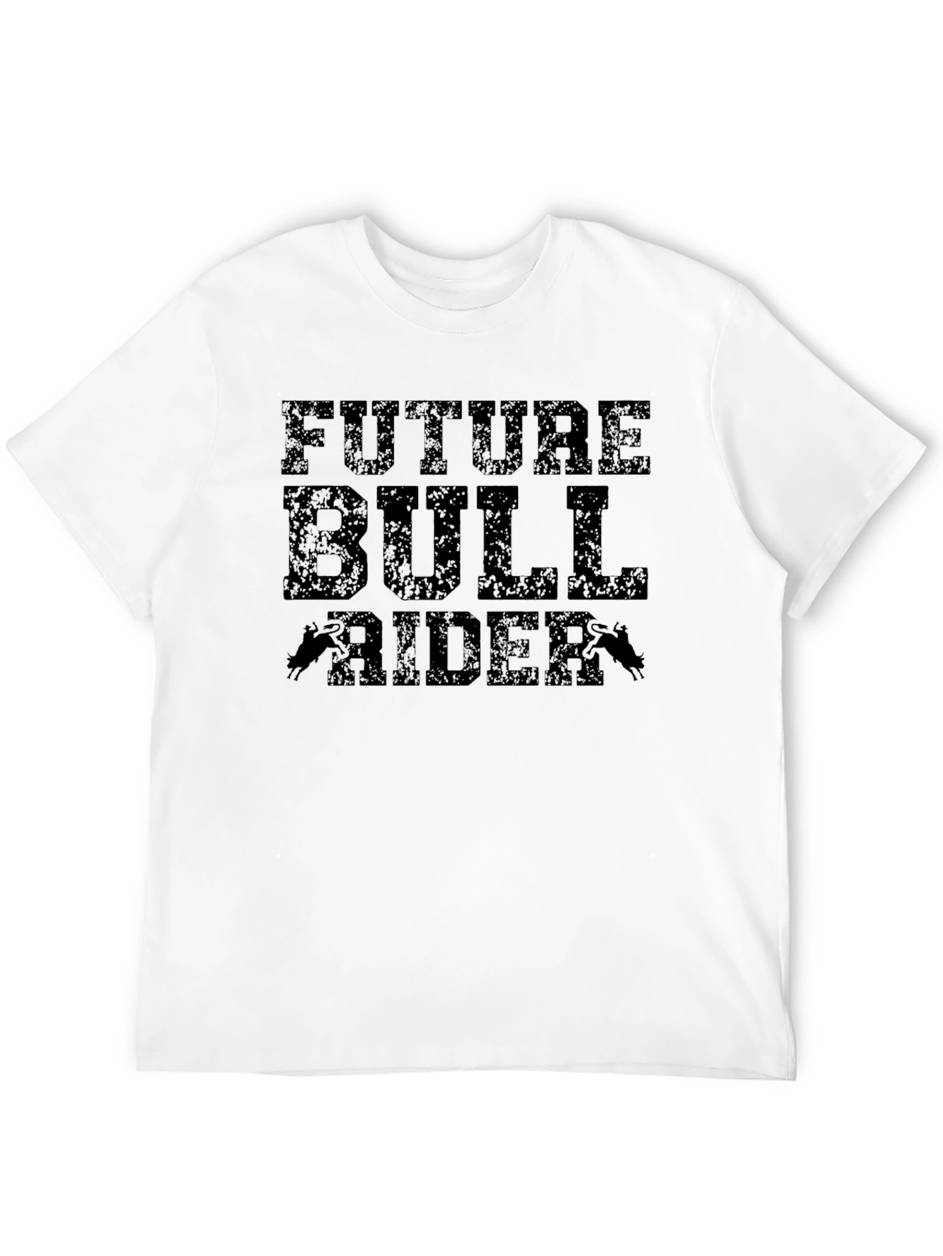 Black Future Bull Rider Black Graphic Tee view 12
