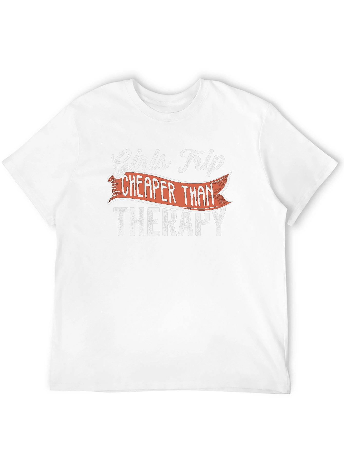 Black Girls Trip Cheaper Than Therapy Black T-Shirt view 12