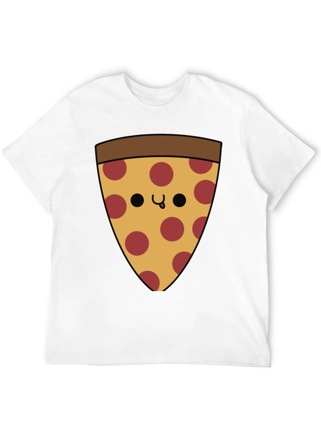 Black Pizza Slice Graphic T-Shirt - Casual Comfort view 12