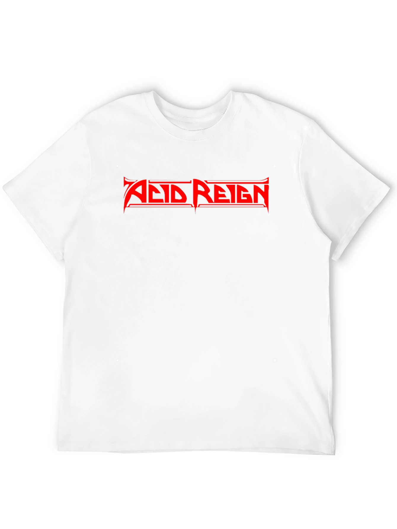 Black Acid Reign Band T-Shirt - Black Cotton Tee view 12