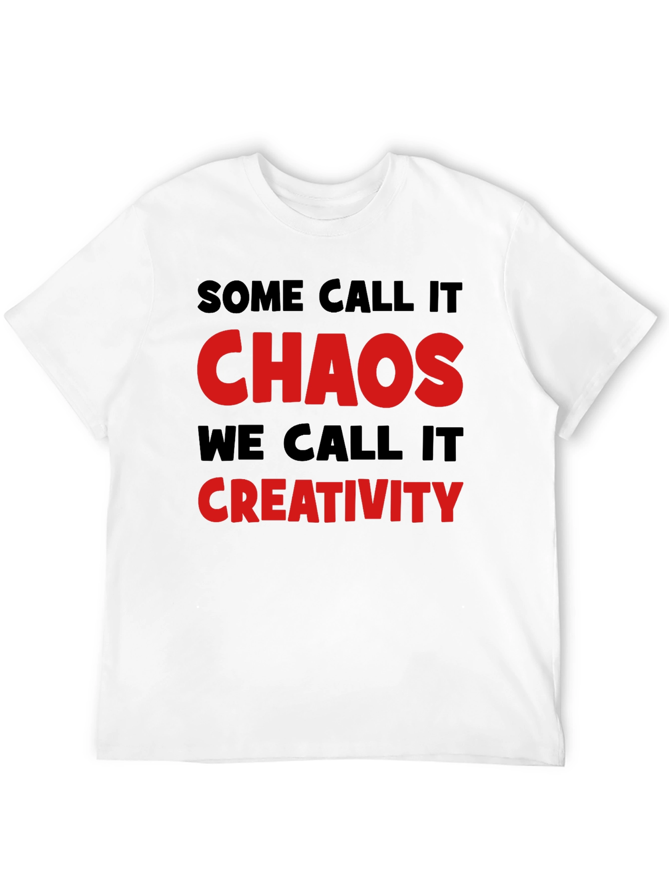 Black Chaos Creativity Graphic Tee - Black view 12