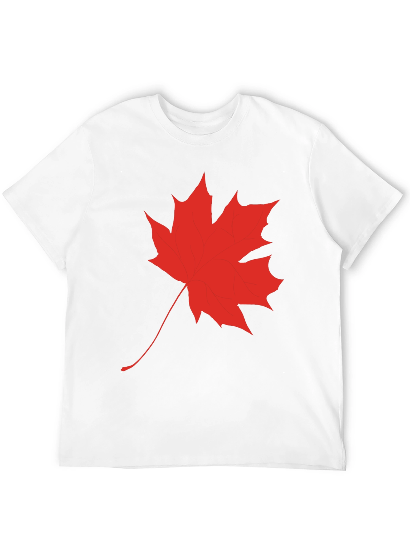 Black Maple Leaf Graphic T-Shirt view 12