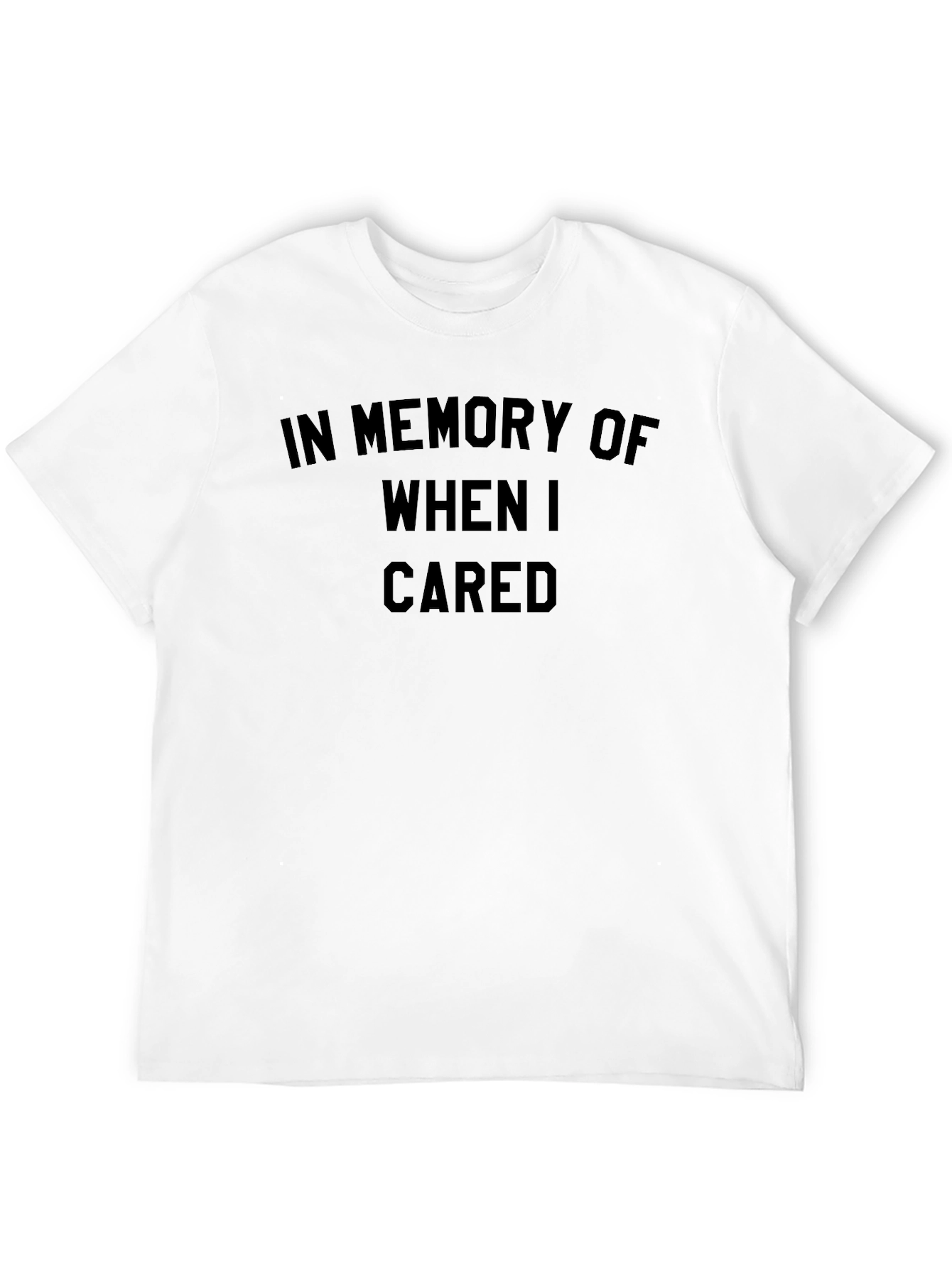 Black In Memory Of Funny Graphic T-Shirt view 12
