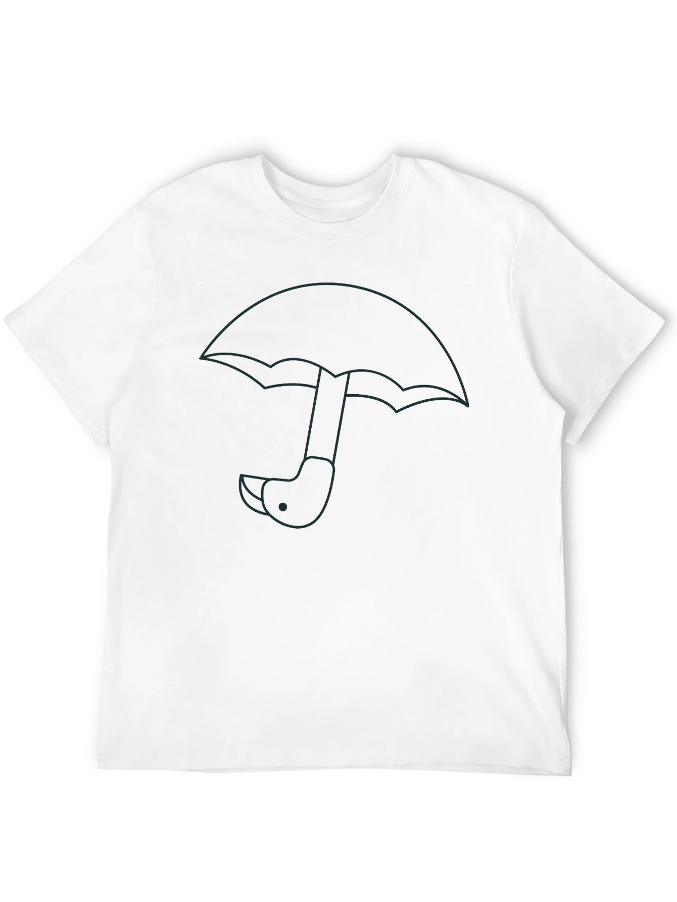 Black Umbrella Graphic Tee - Stylish Comfort view 12