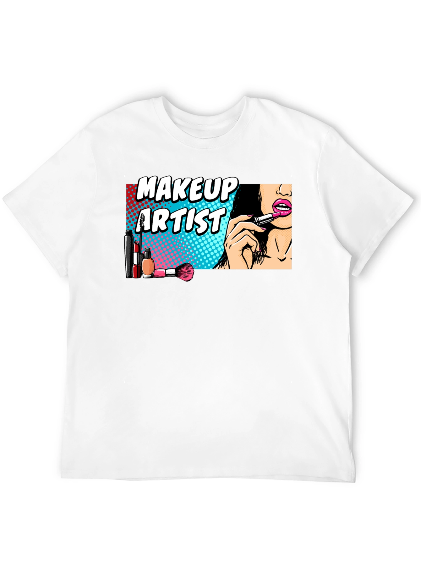 Black Makeup Artist T-Shirt view 12