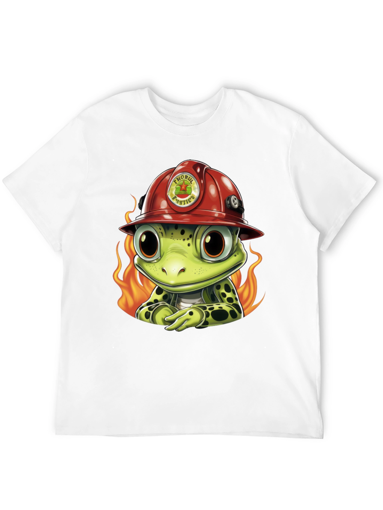 Black Frog Firefighter T-Shirt view 12