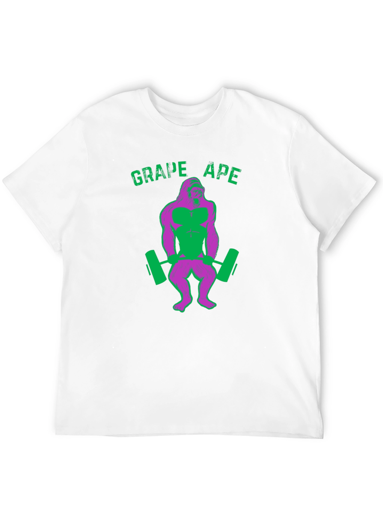 Black Grape Ape Gym T-Shirt - Funny Workout Shirt view 12