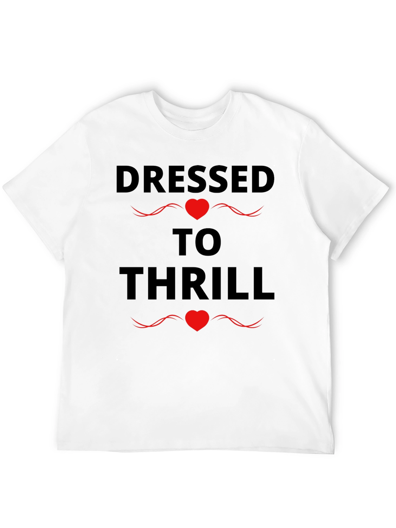 Black Dressed to Thrill Graphic Print Black T-Shirt view 12