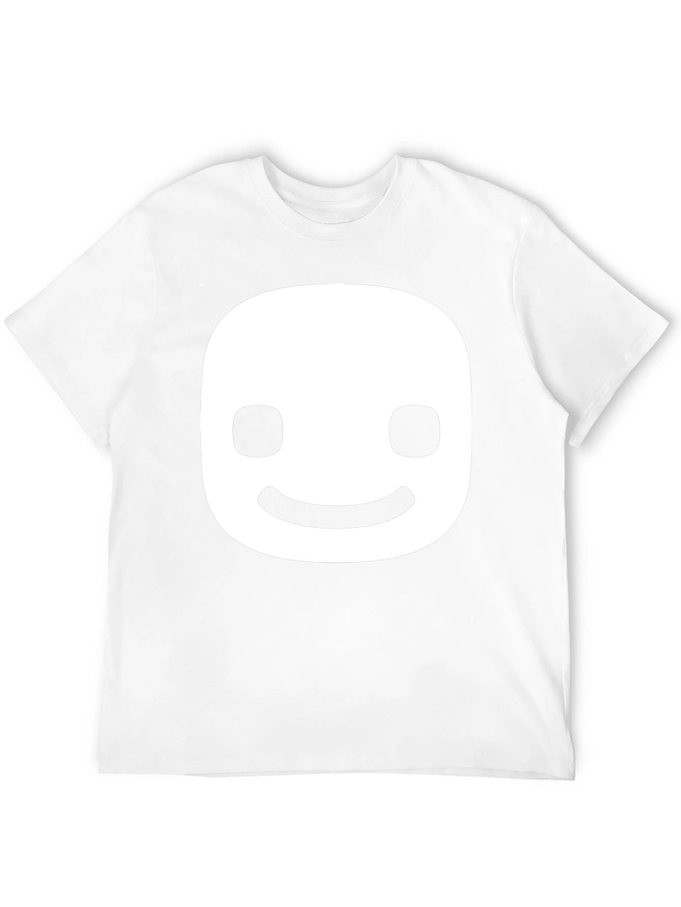 Black Smiling Face Graphic Tee - Black Cotton Blend view 12