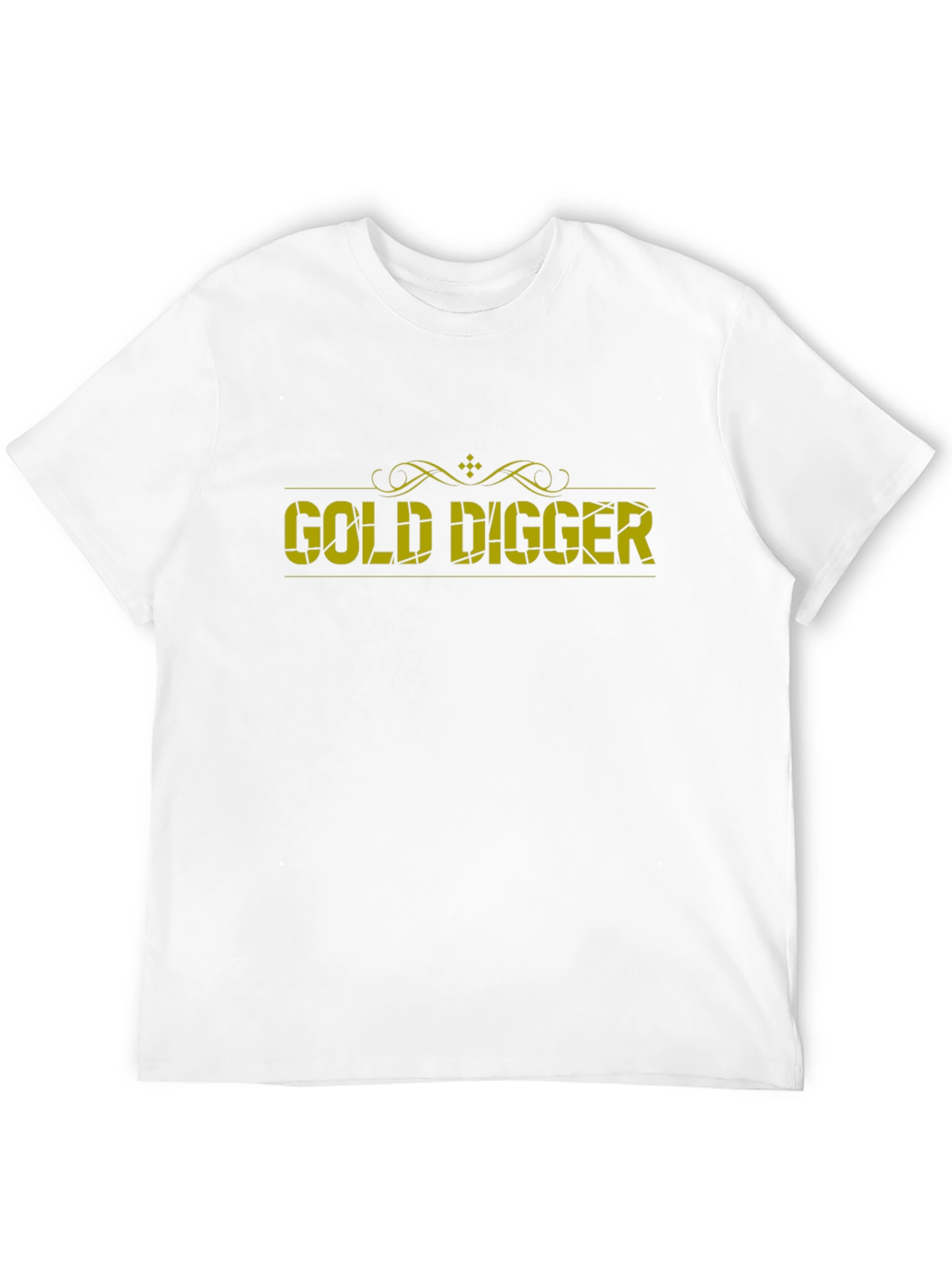 Black Gold Digger Graphic Black T-Shirt view 12