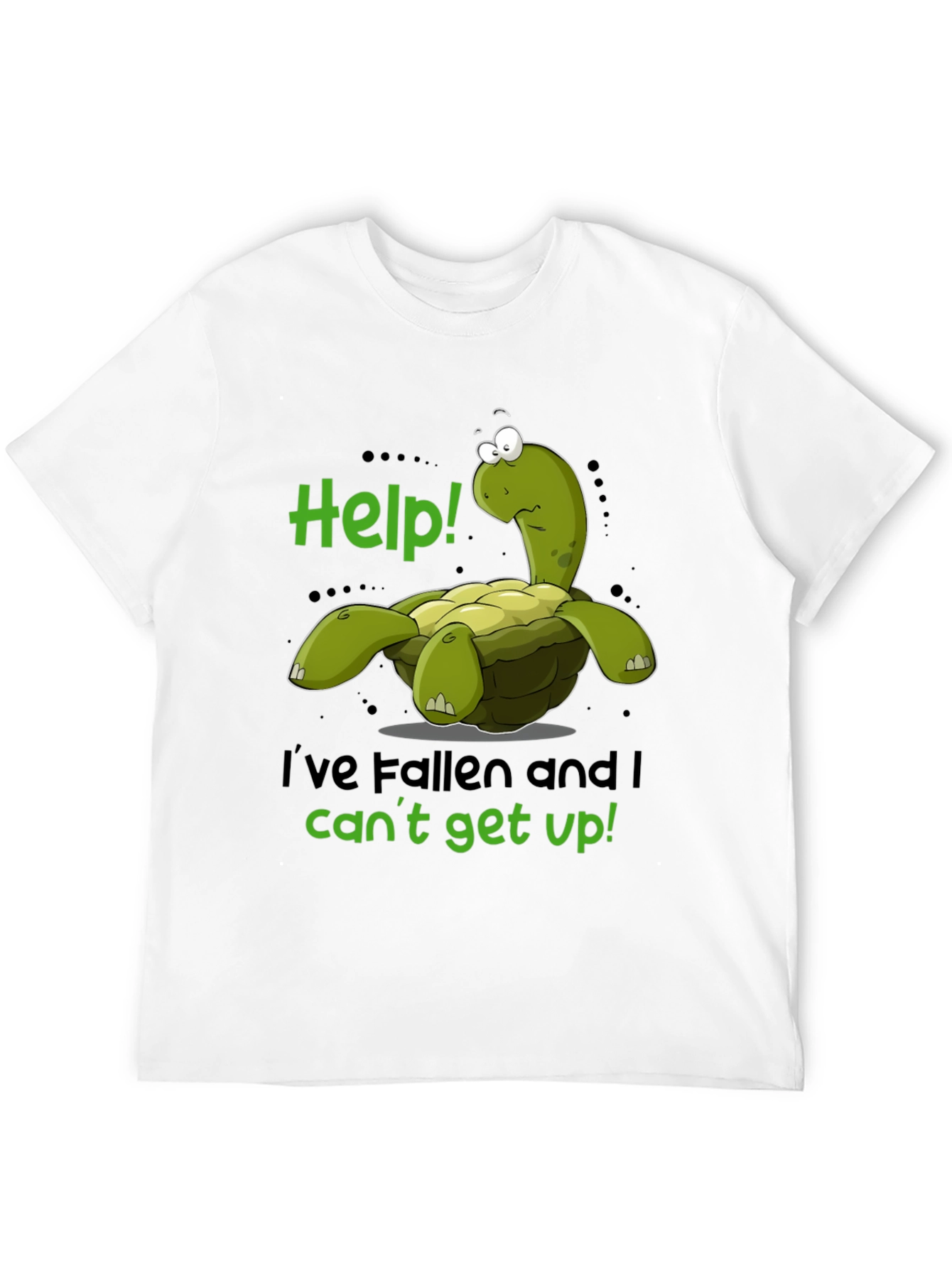 Black Help! Turtle T-Shirt view 12