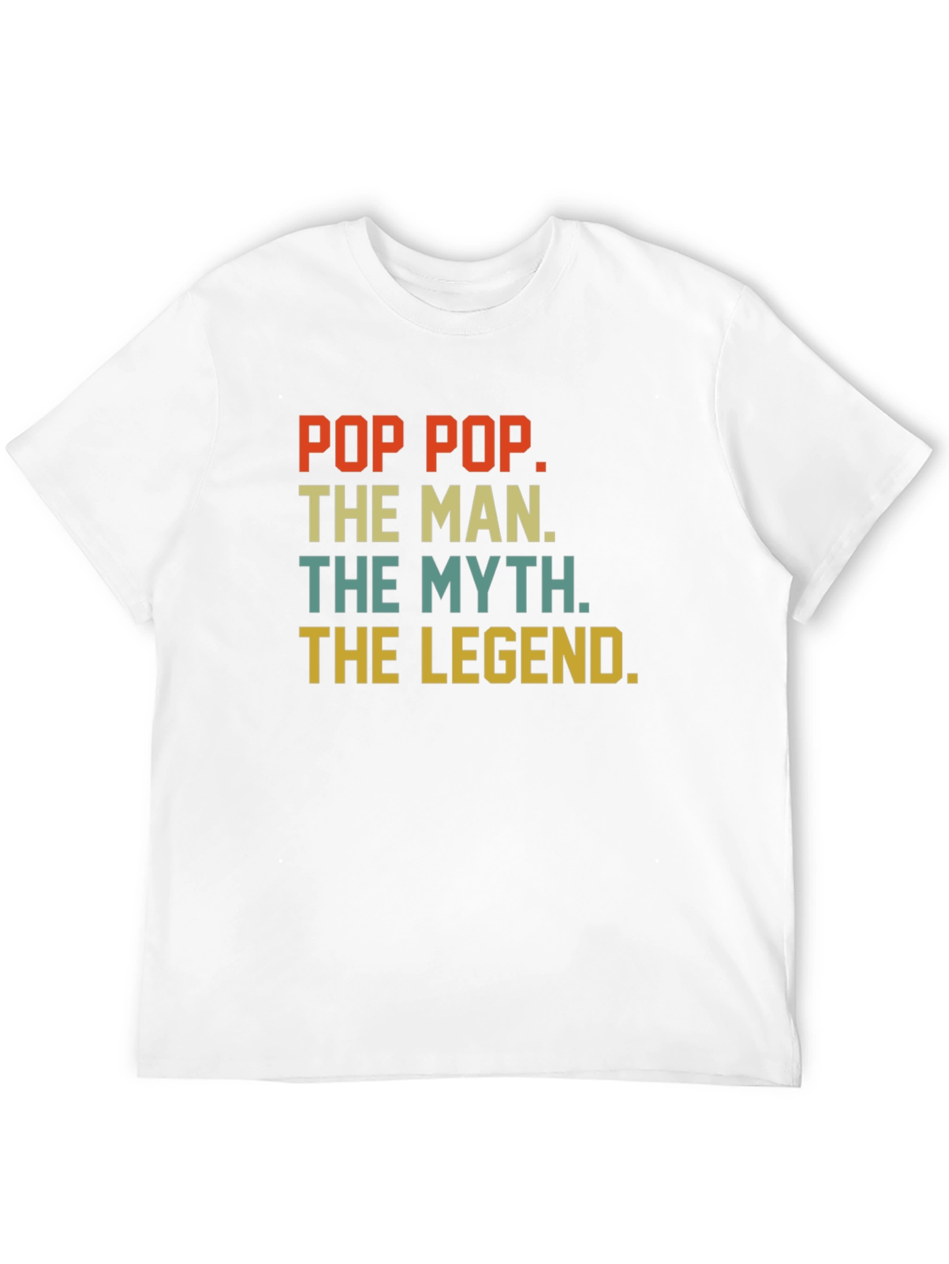 Black Pop Pop The Man The Myth The Legend T-Shirt view 12