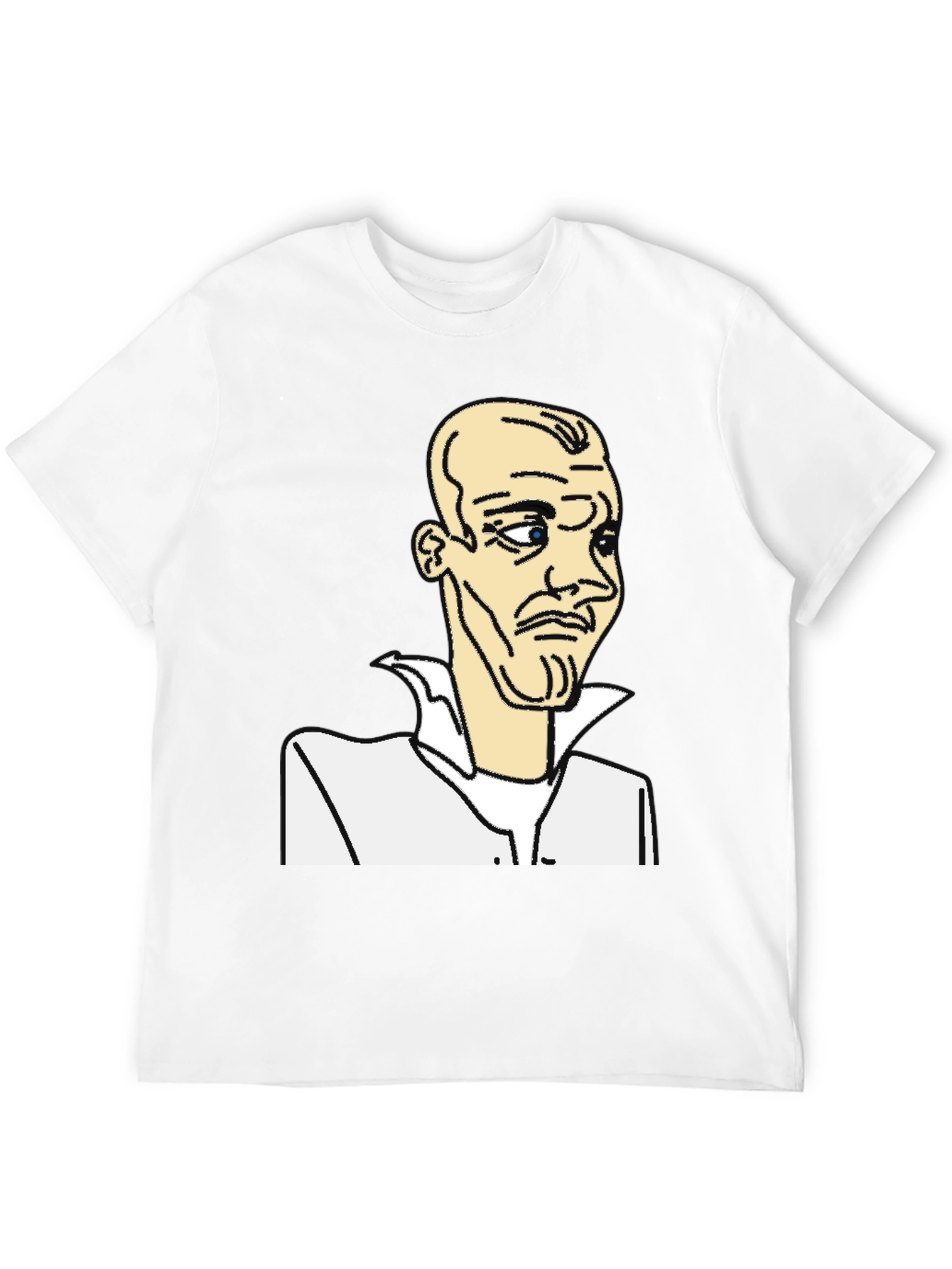 Black Cartoon Character Graphic Black T-Shirt view 12