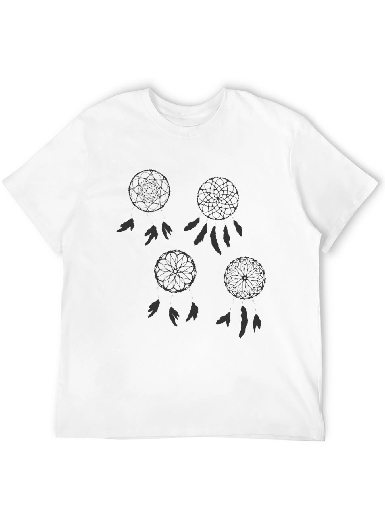 Black Dreamcatcher Graphic Tee - Stylish Comfort view 12
