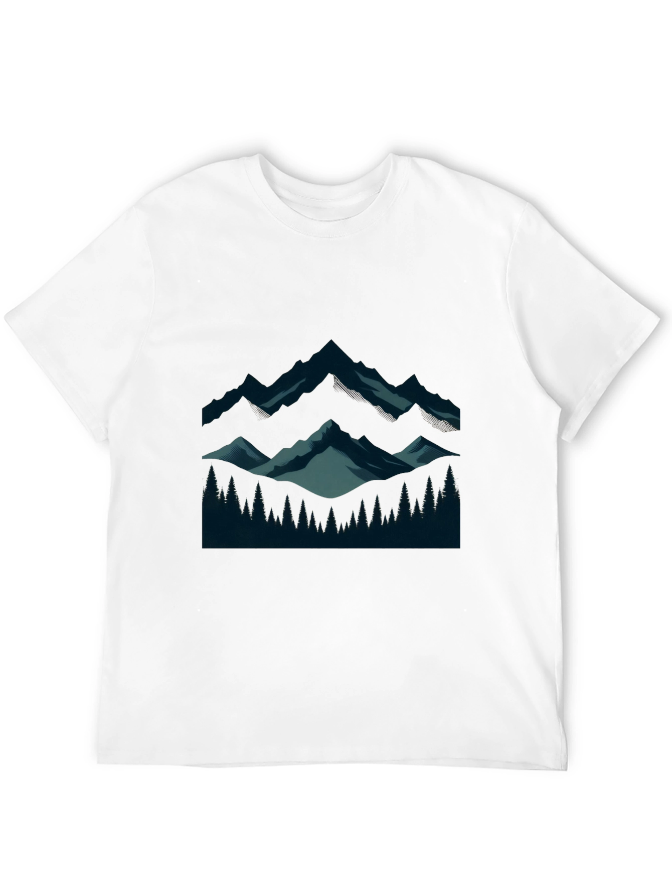 Black Mountain Vista Graphic Tee - Soft Cotton Comfort view 12