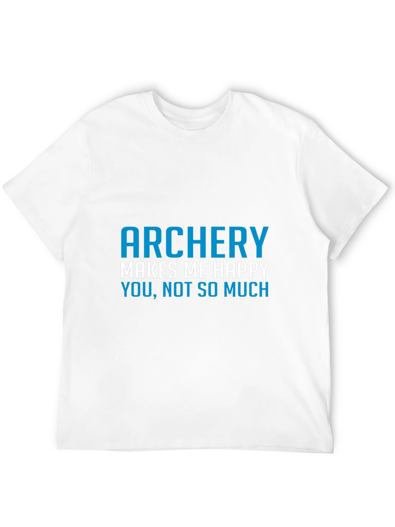 Black Archery Makes Me Happy Graphic Tee view 12