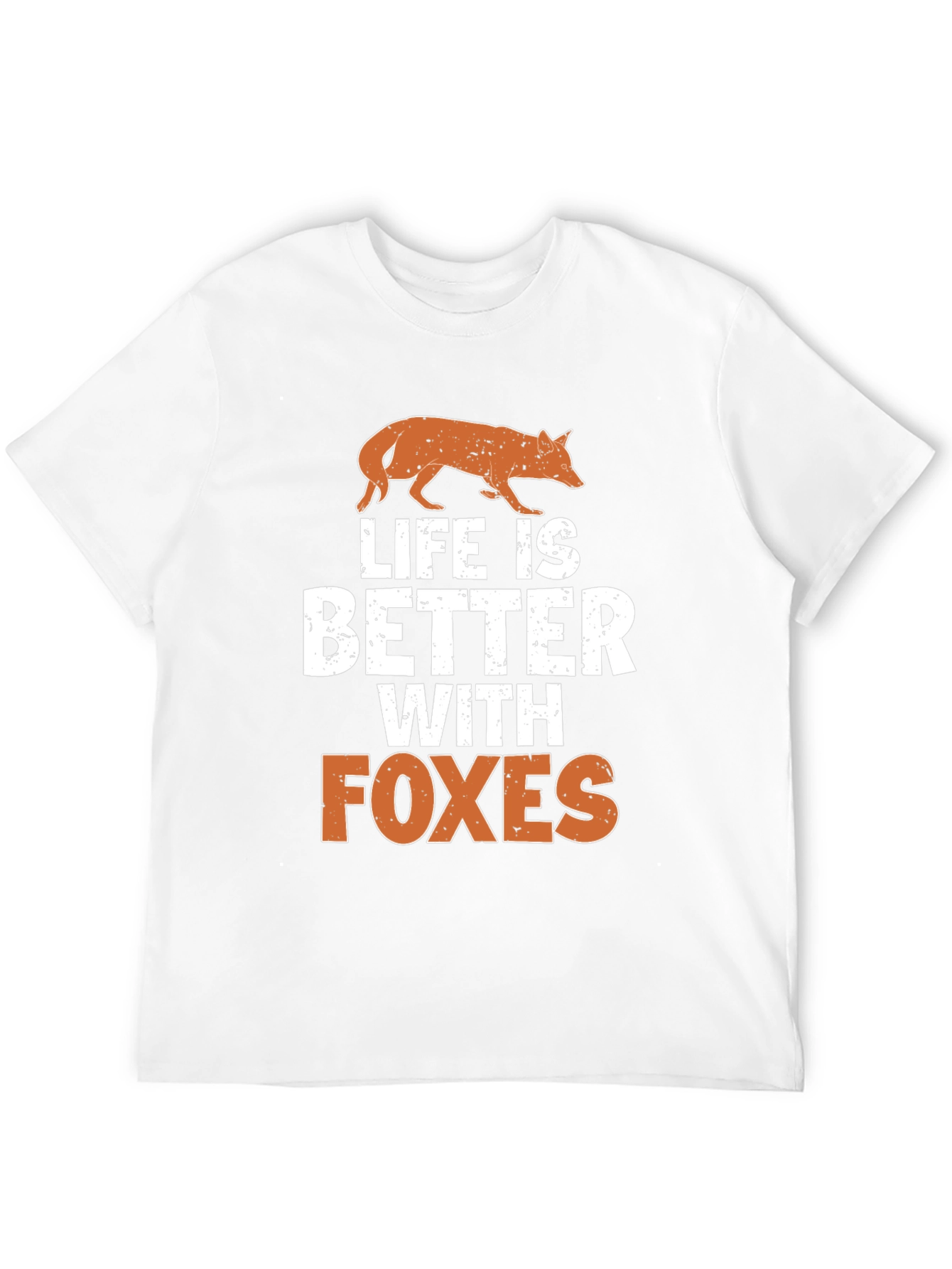 Black Life is Better with Foxes Graphic Tee - Black view 12