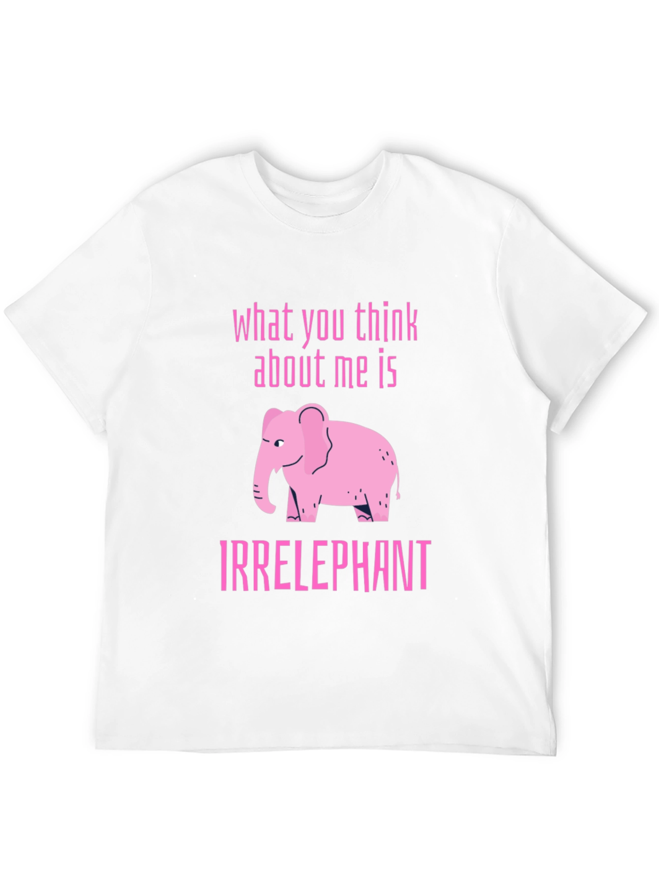 Black Irrelephant Graphic T-Shirt - Black Cotton Tee view 12