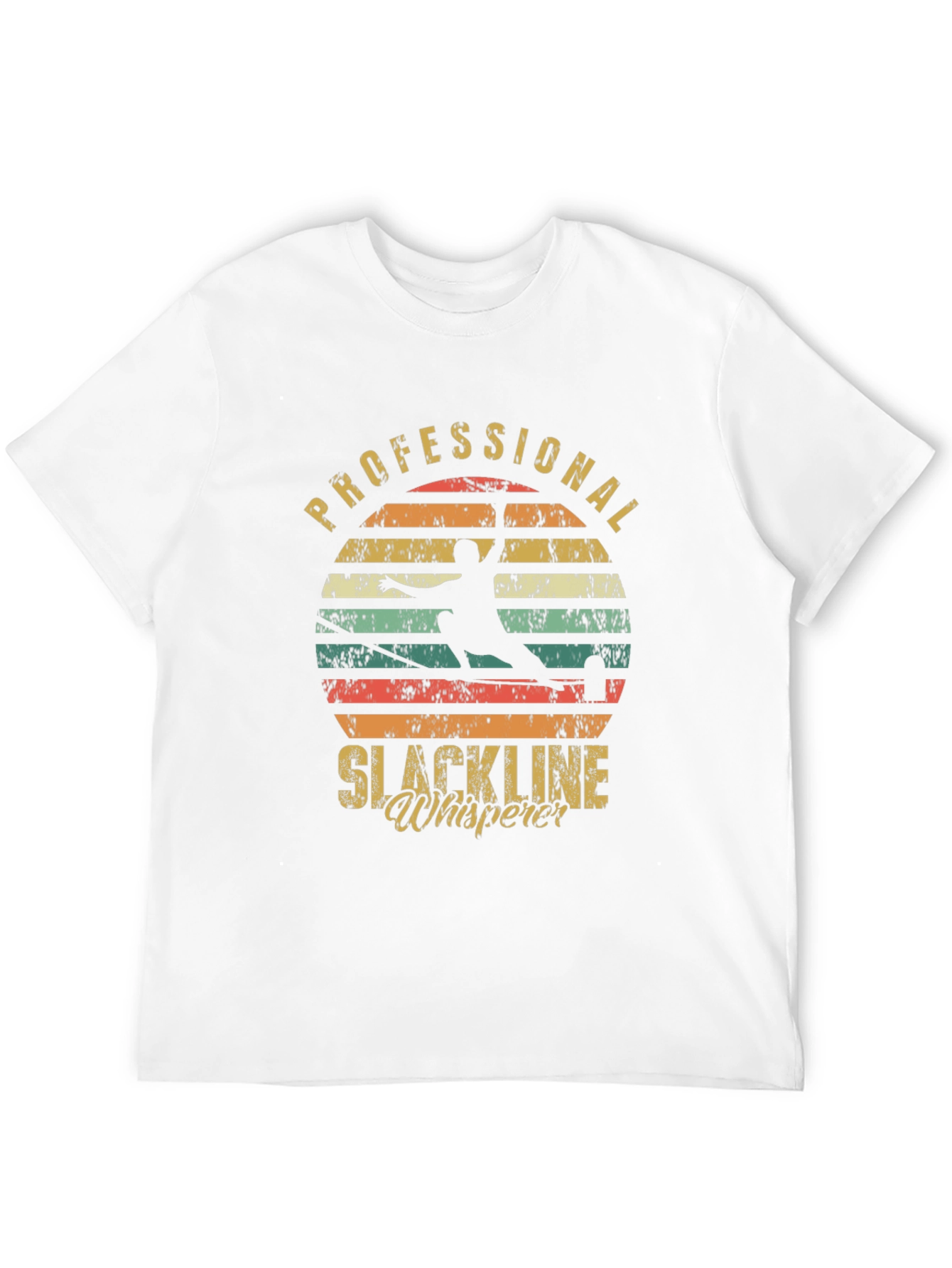 Black Professional Slackline Whisperer T-Shirt view 12