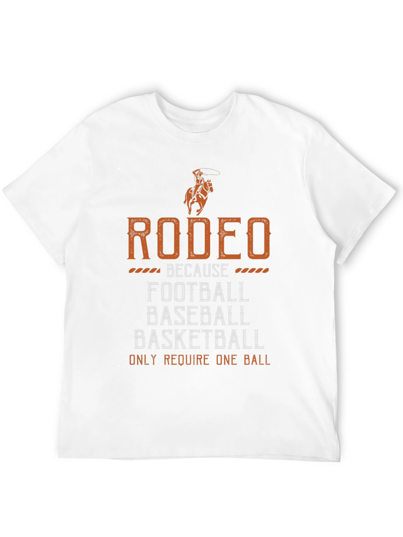 Black Rodeo One Ball T-Shirt - Cowboy Graphic Tee view 12
