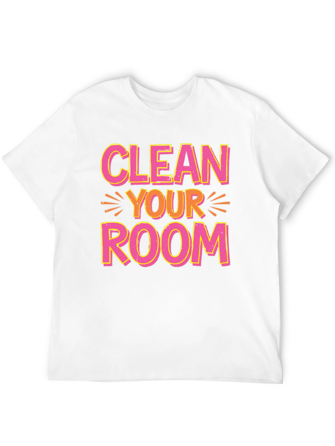 Black Clean Your Room Graphic Tee view 12