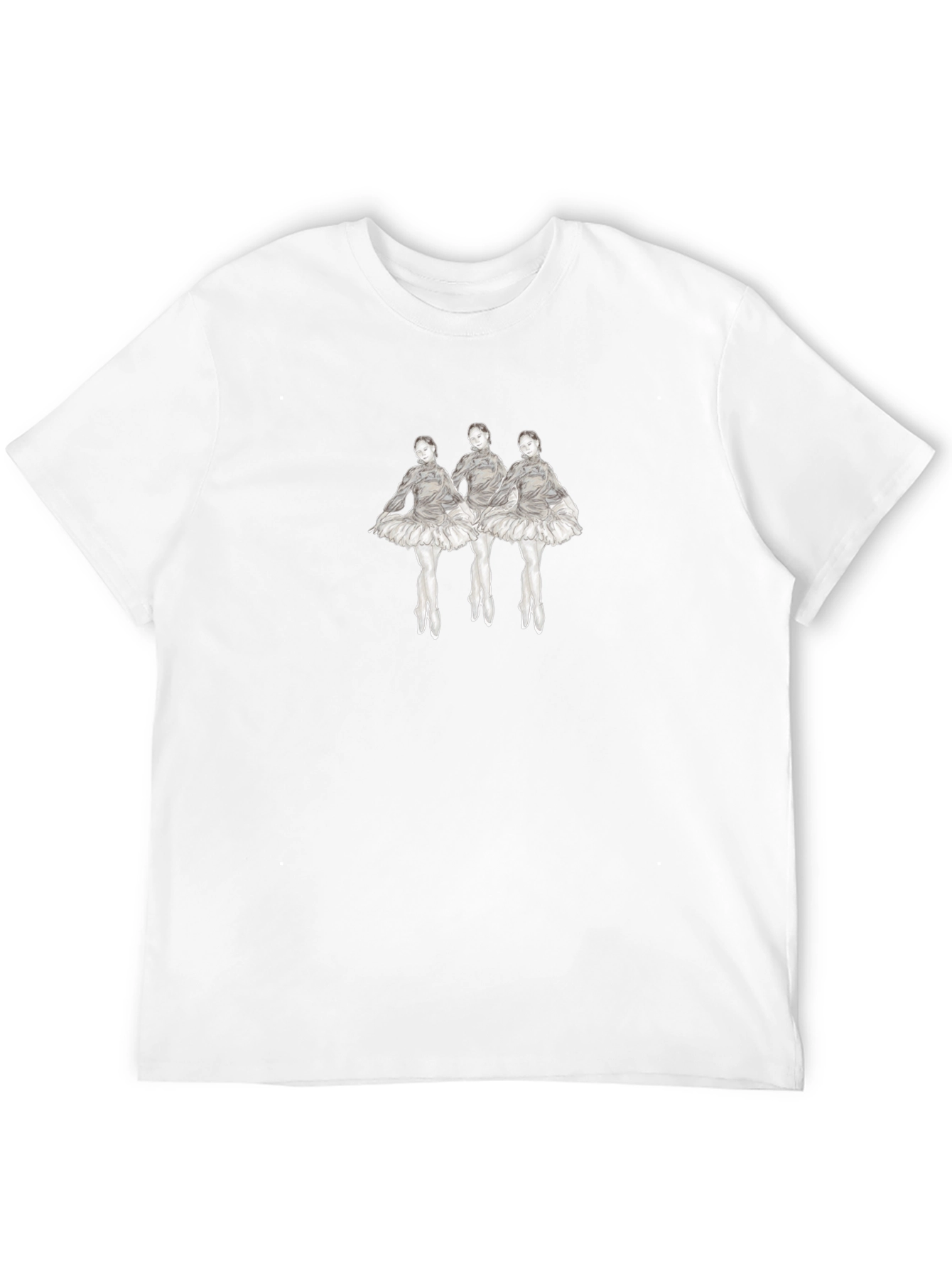 Black Dancing Ballerinas Graphic T-Shirt view 12