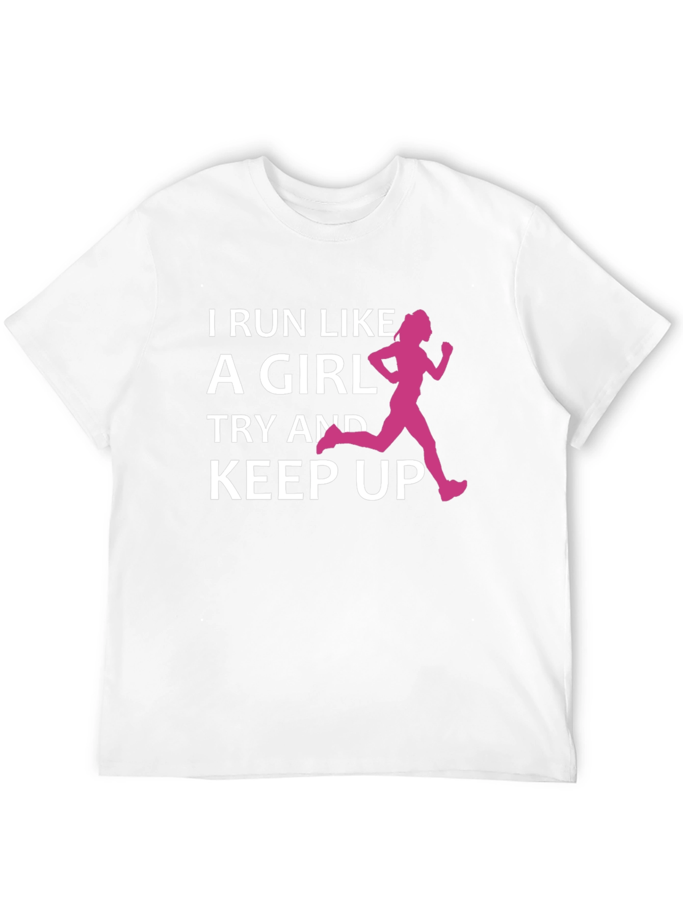 Black Run Like a Girl T-Shirt view 12