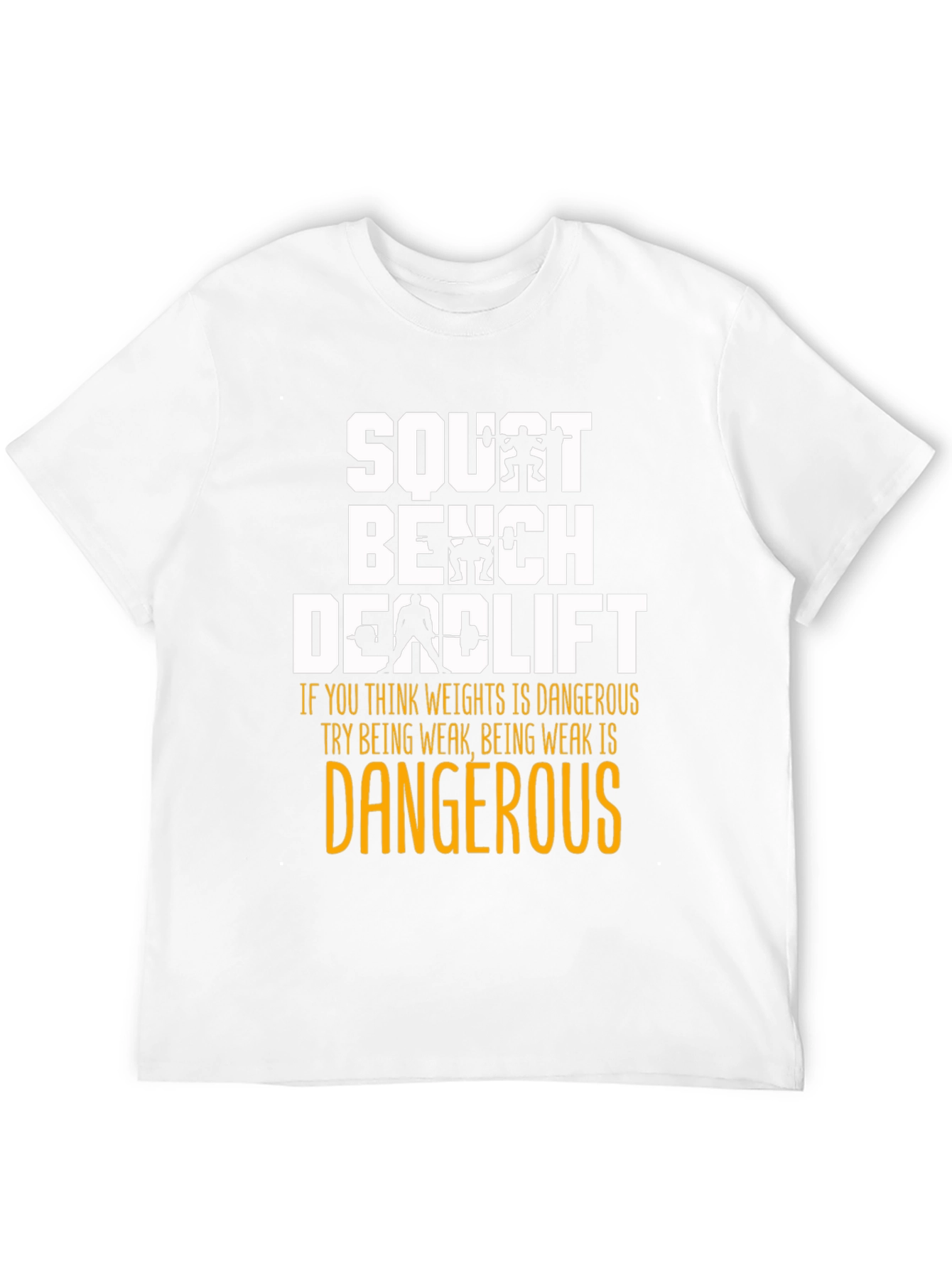 Squat Bench Deadlift Weightlifting T-Shirt - 12
