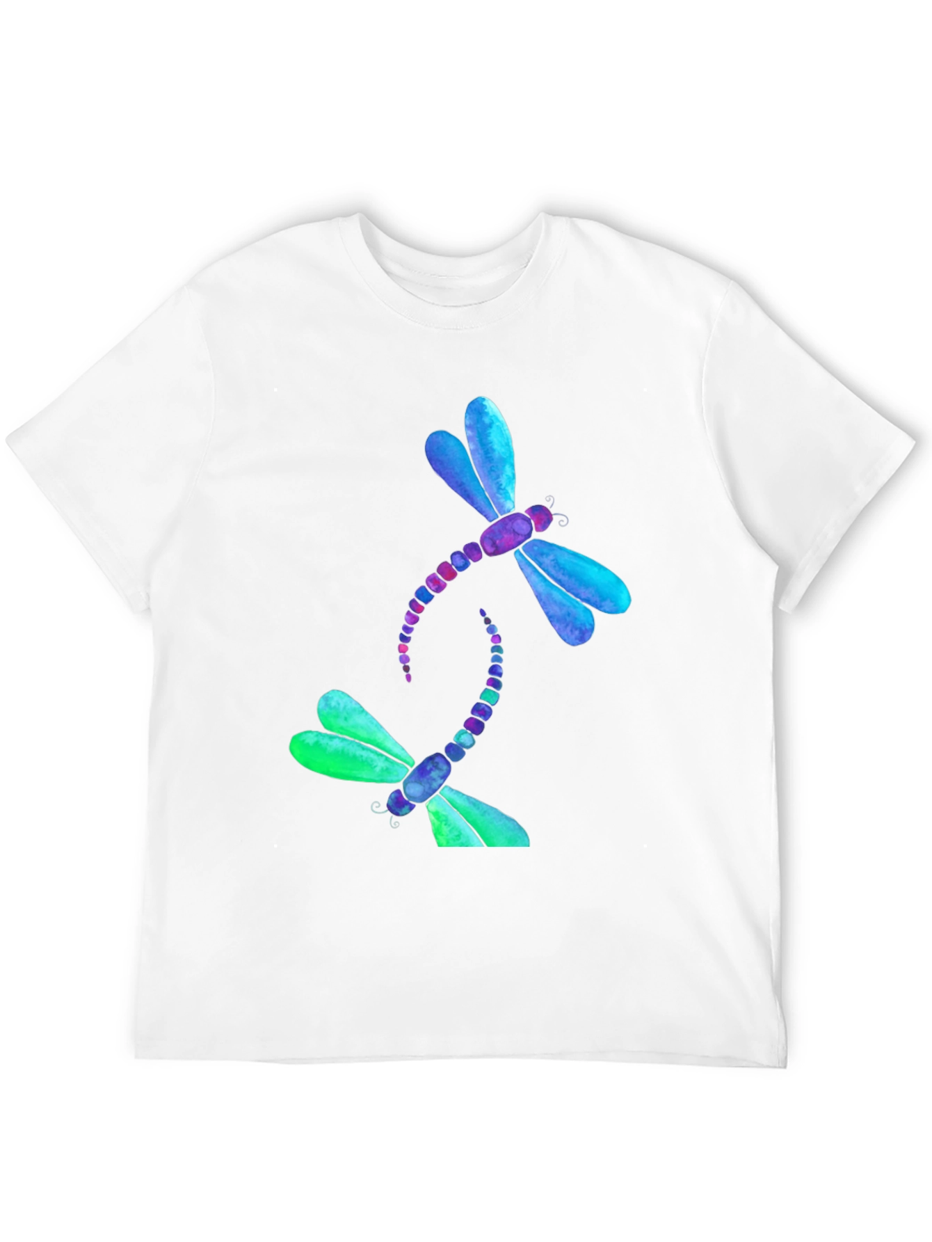 Black Dragonfly Graphic Tee - Men's Black T-Shirt view 12