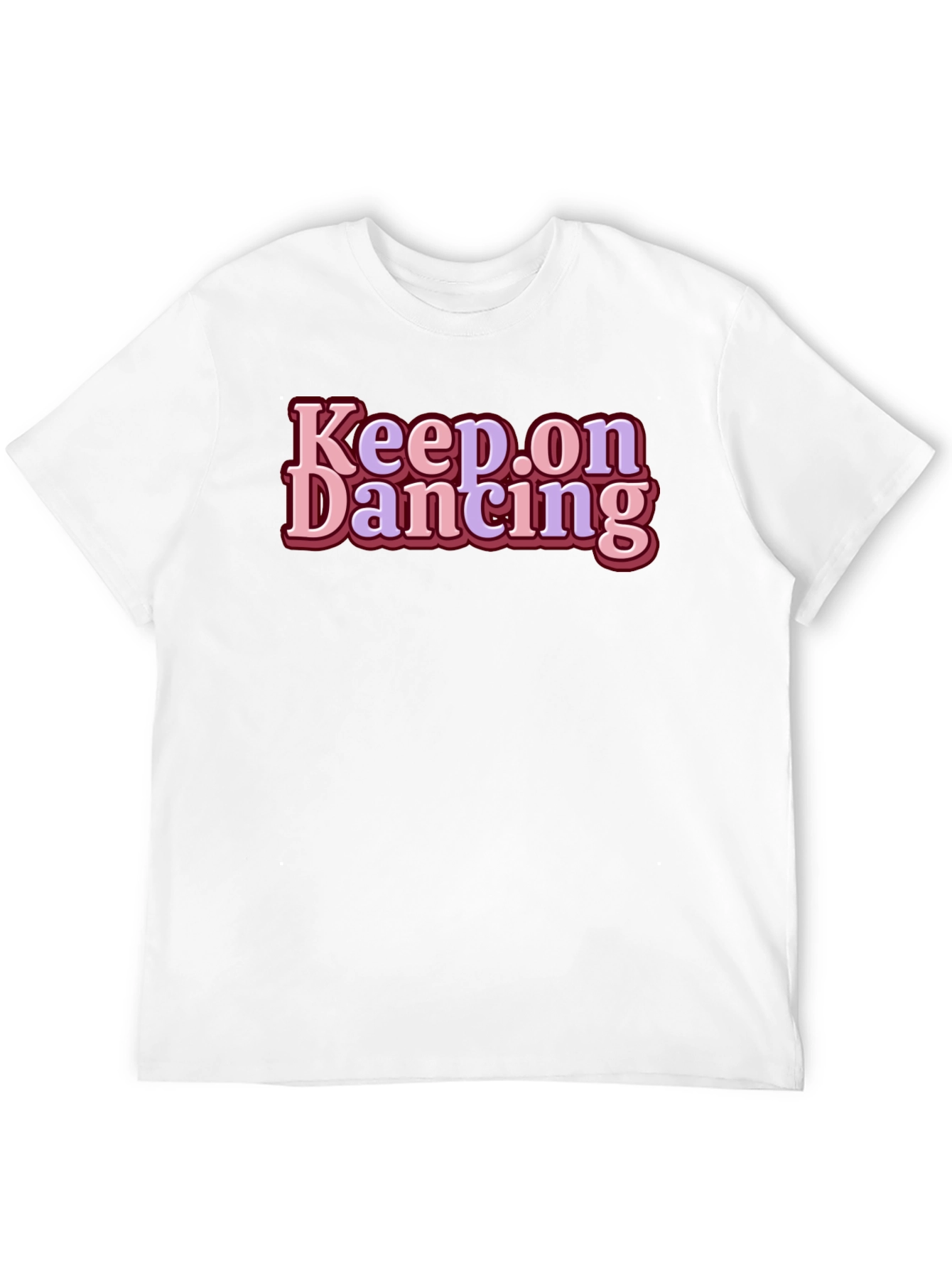 Black Keep on Dancing Graphic Tee - Retro Style view 12