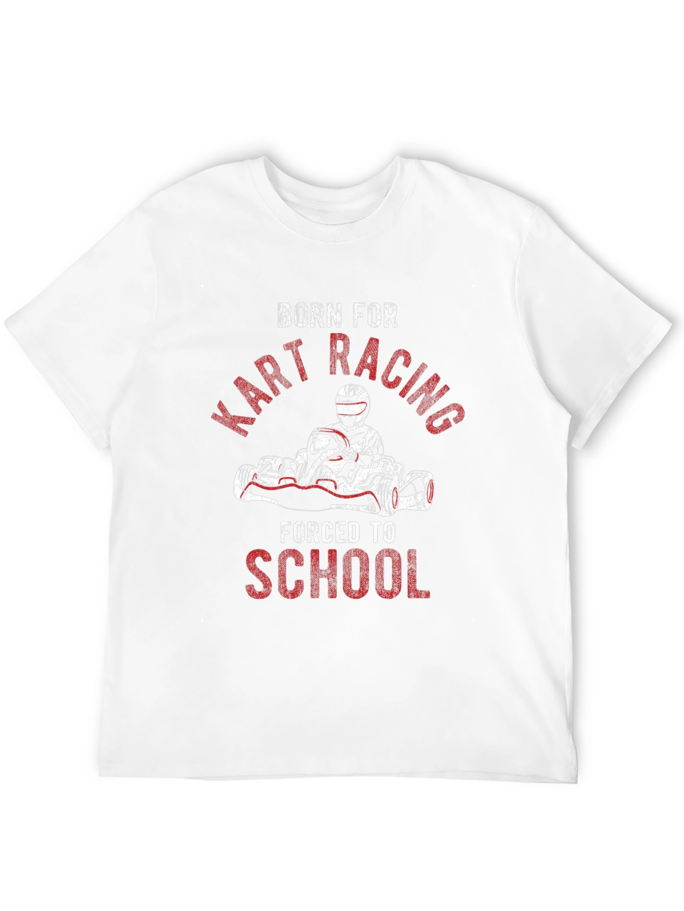 Black Born for Kart Racing T-Shirt - Motorsports Passion view 12