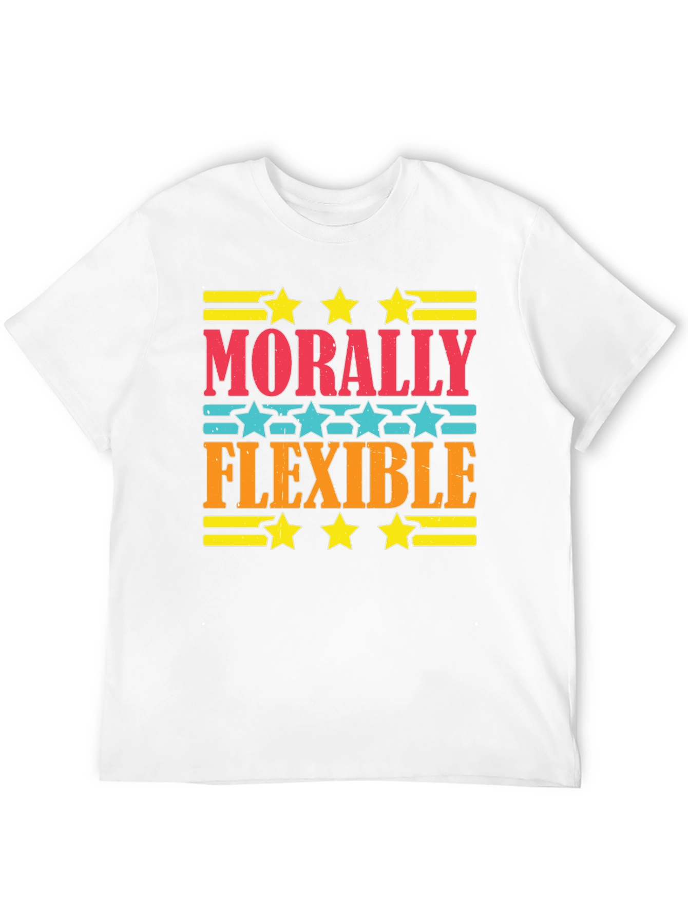 Black Morally Flexible Graphic Tee - Comfort Fit view 12