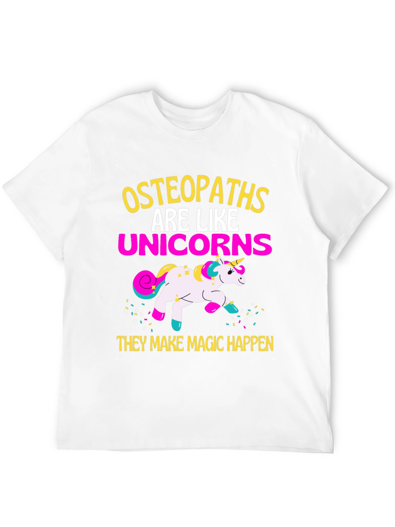 Black Osteopaths Are Like Unicorns T-Shirt view 12