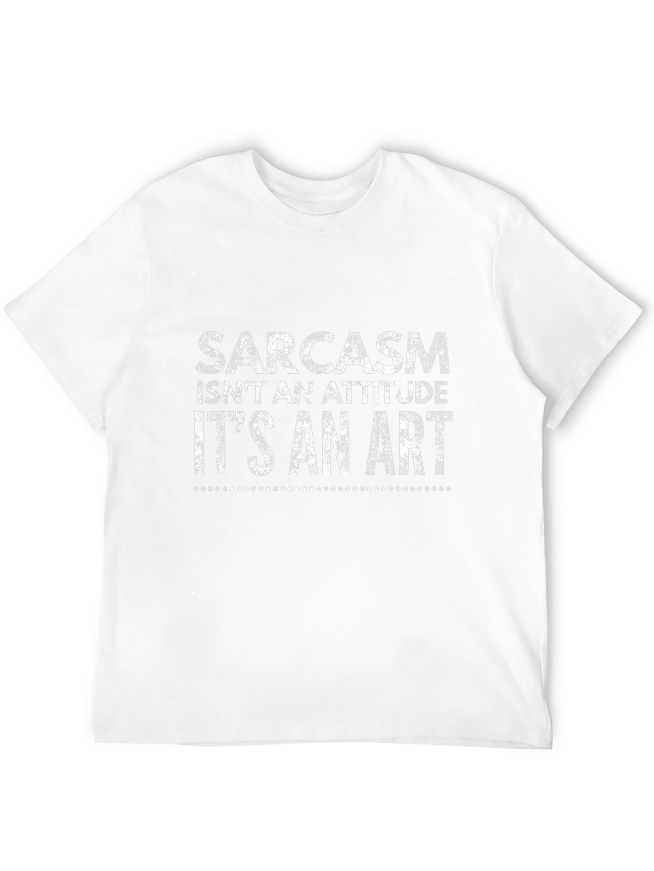 Black Sarcasm Is An Art Graphic Tee view 12