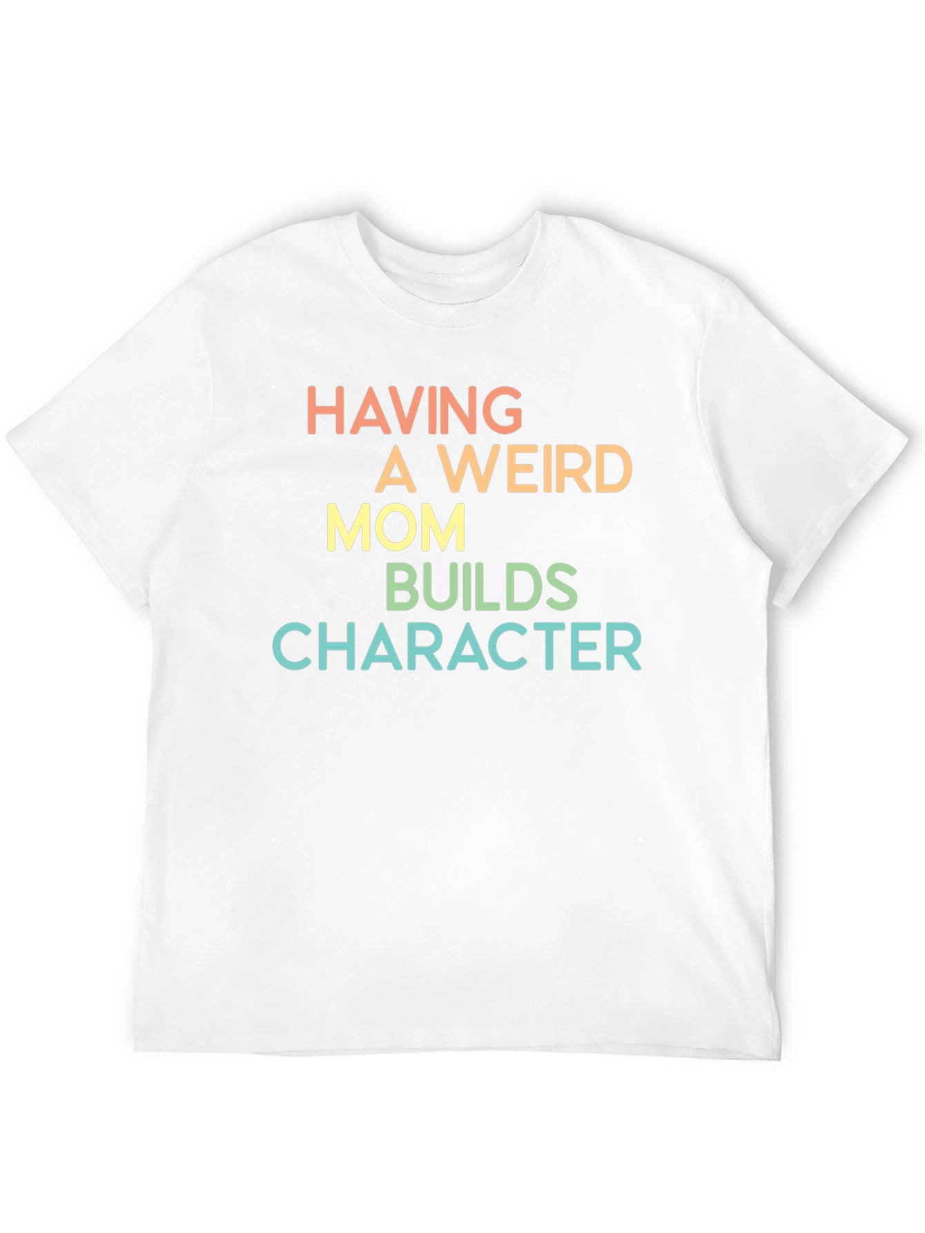 Black Having a Weird Mom T-Shirt view 12