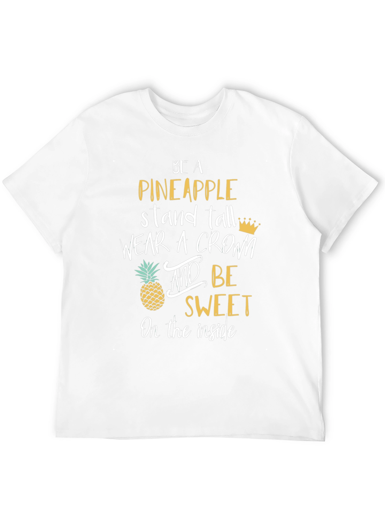 Black Be a Pineapple Graphic Tee - Stand Tall view 12