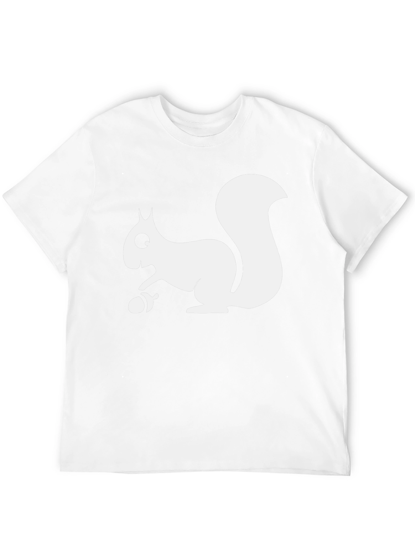 Black Squirrel Graphic Tee - Black Cotton T-Shirt view 12