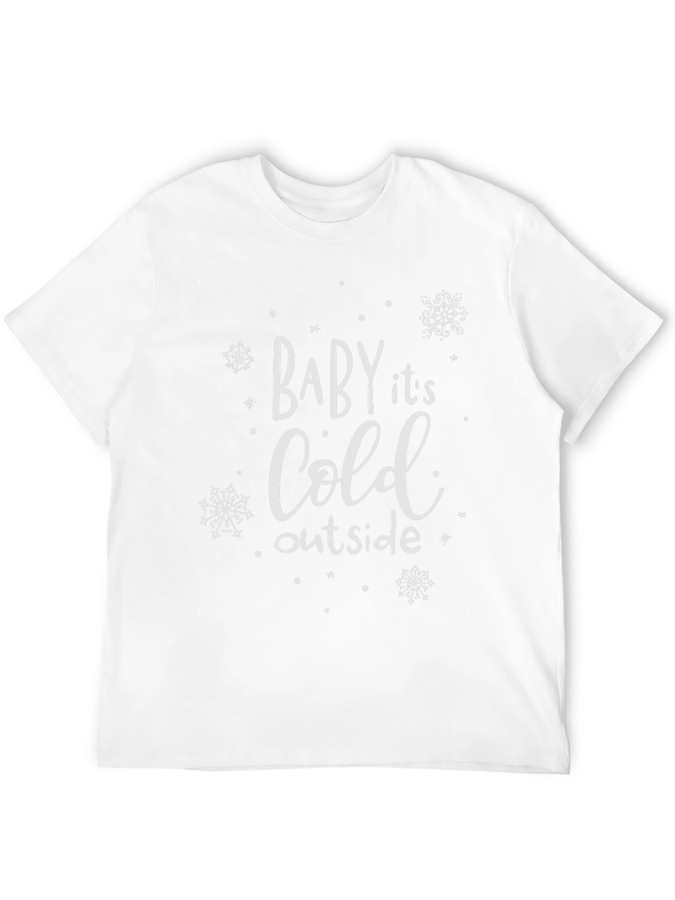 Black Baby It's Cold Outside Graphic Tee view 12